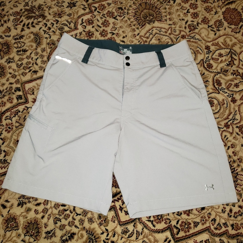 Tan under armor shorts